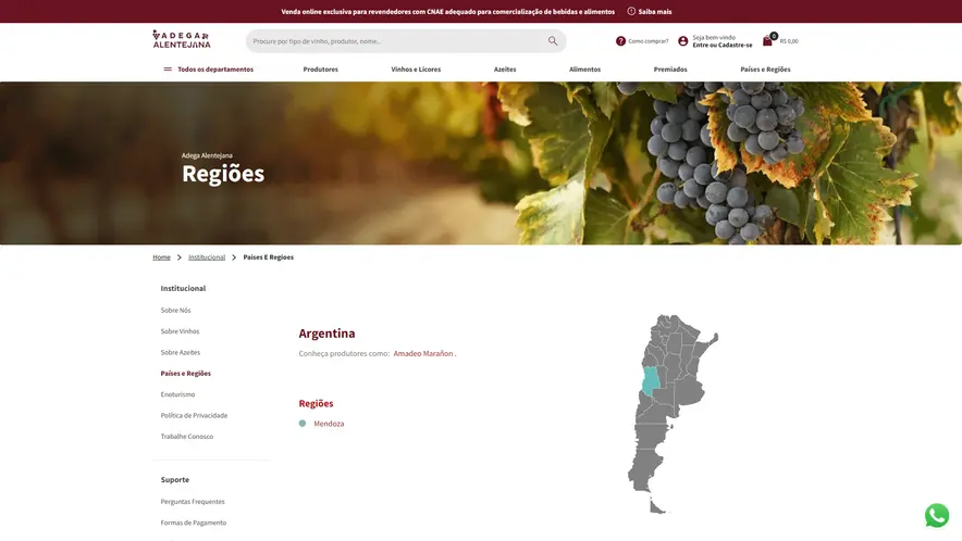 Screenshot de Adega Alentejana