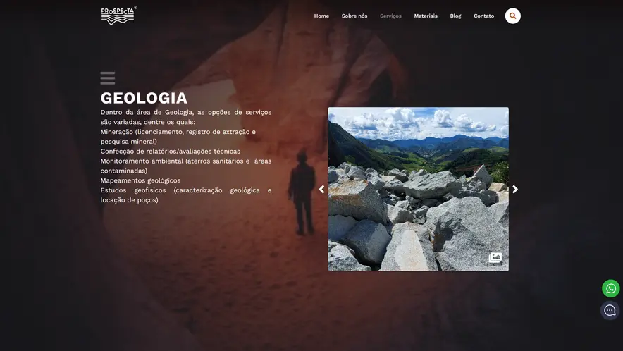 Screenshot de Prospecta Geo