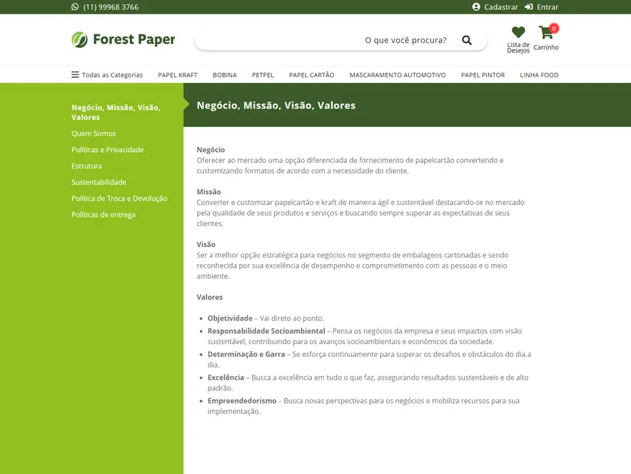 Detalhe de Forest Paper
