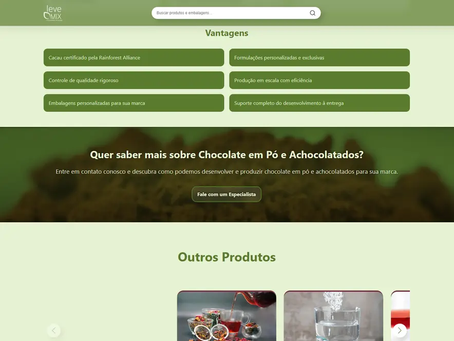 Detalhe de Leve Mix